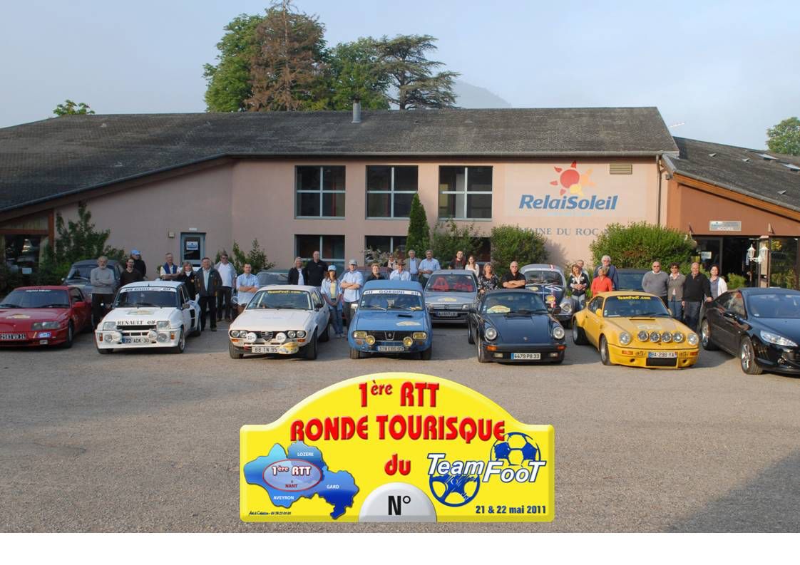 Photo de groupe TeamFooT — 1ère RTT Ronde Touristique
